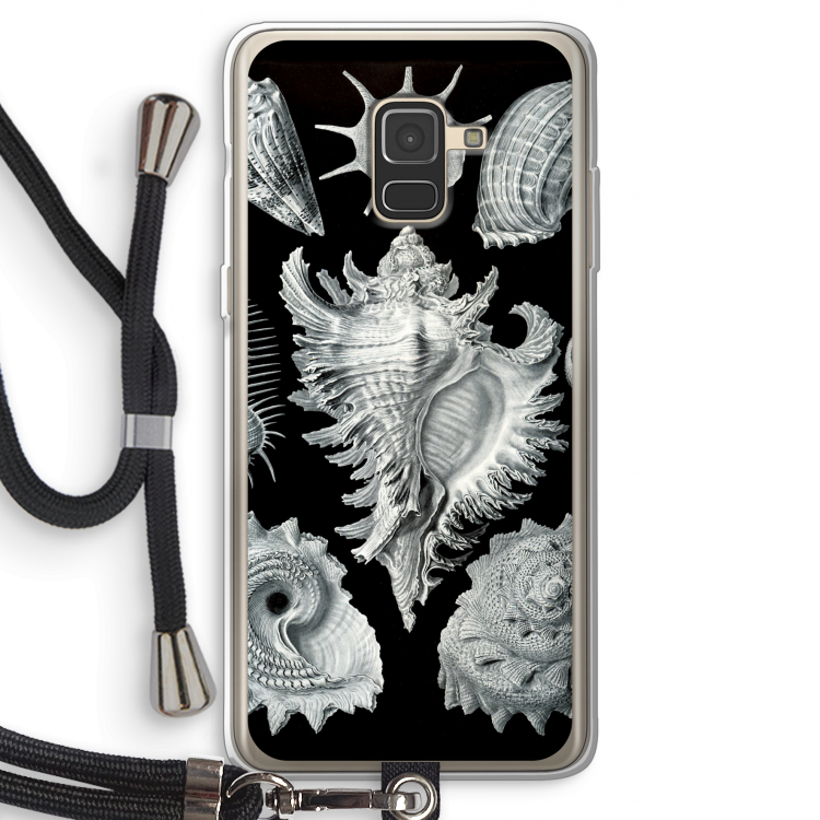 Haeckel Prosobranchia: Samsung Galaxy A8 (2018) Transparant Hoesje met koord