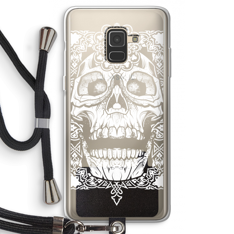 Seek & Destroy: Samsung Galaxy A8 (2018) Transparant Hoesje met koord