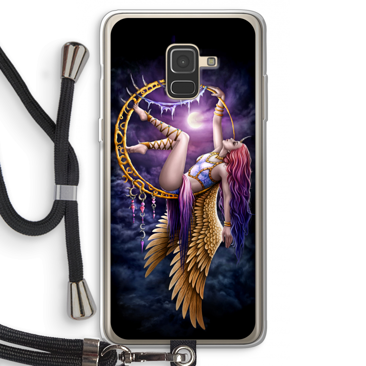 Aerial Angel: Samsung Galaxy A8 (2018) Transparant Hoesje met koord