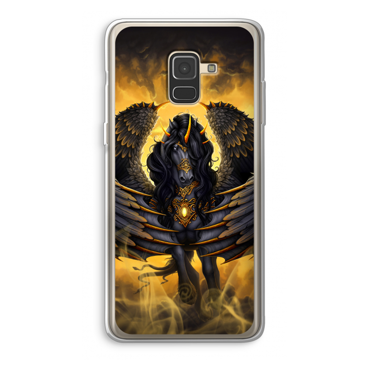 Pegasus: Samsung Galaxy A8 (2018) Transparant Hoesje