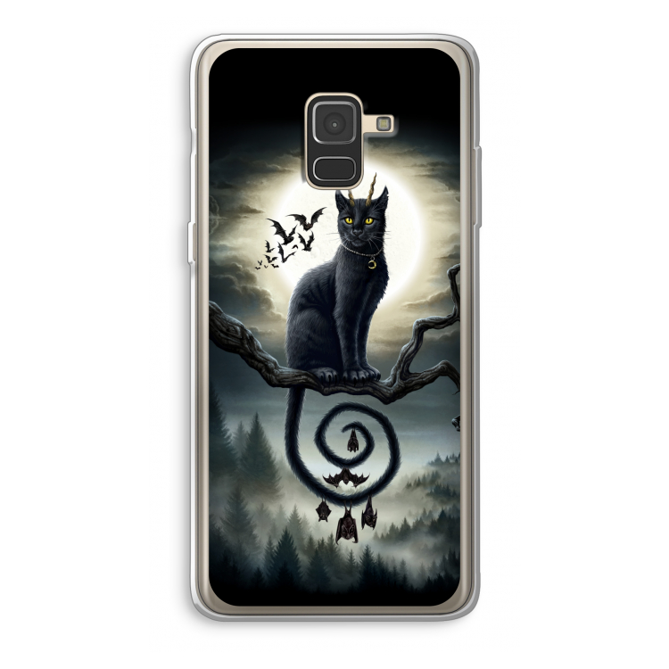 Moonlight Companions: Samsung Galaxy A8 (2018) Transparant Hoesje