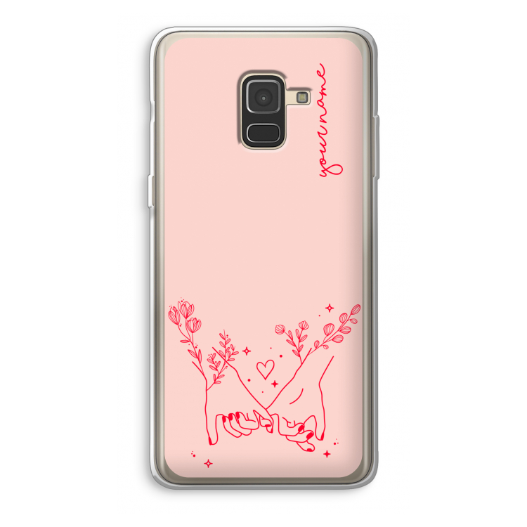 Best Friends: Samsung Galaxy A8 (2018) Transparant Hoesje