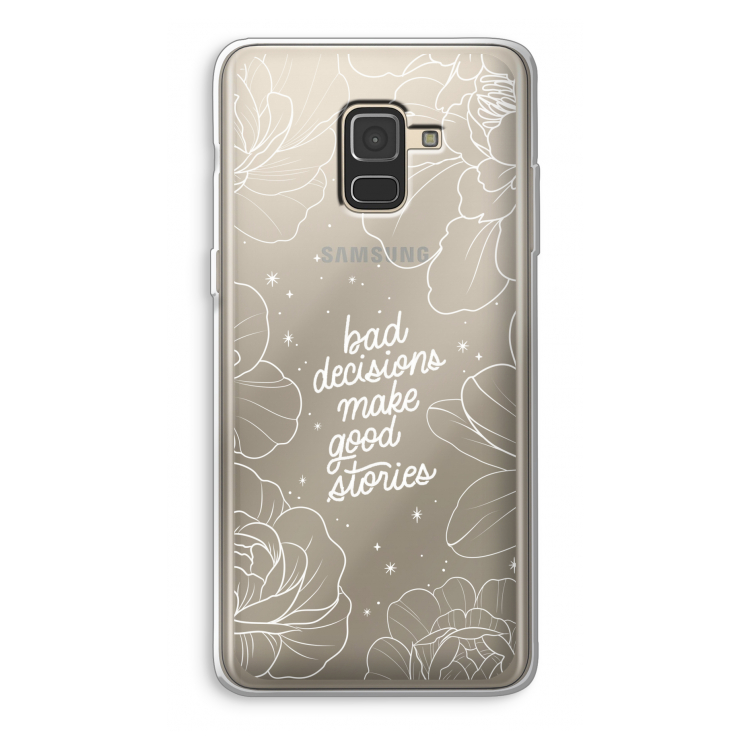 Good stories: Samsung Galaxy A8 (2018) Transparant Hoesje
