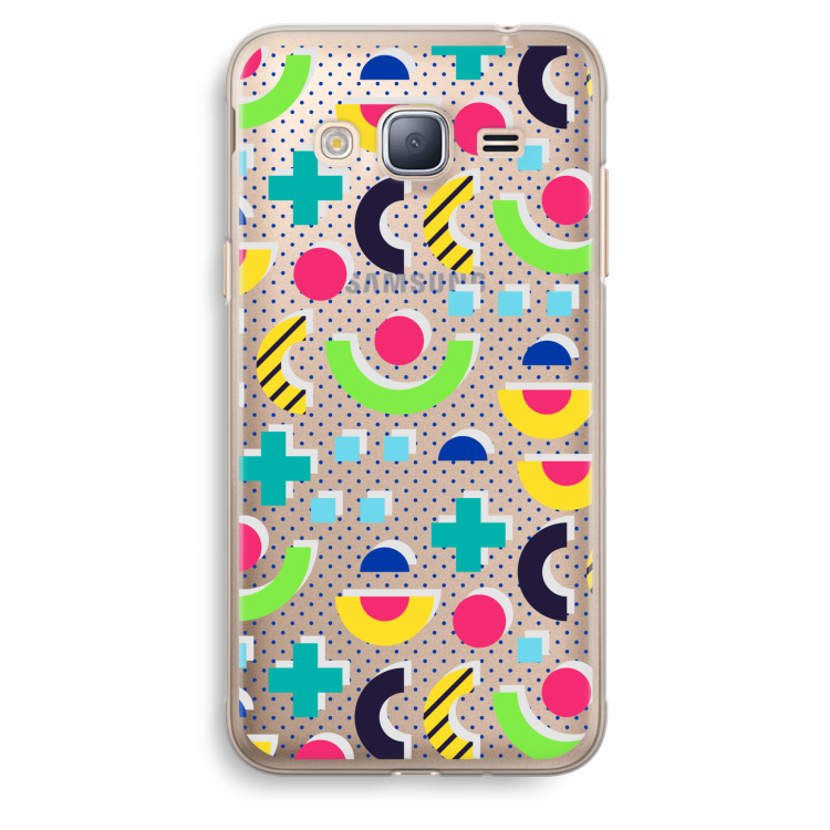 8-bit N°1: Samsung Galaxy J3 (2016) Transparant Hoesje
