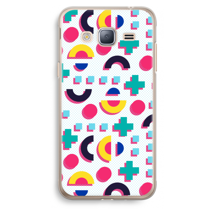 8-bit N°2: Samsung Galaxy J3 (2016) Transparant Hoesje