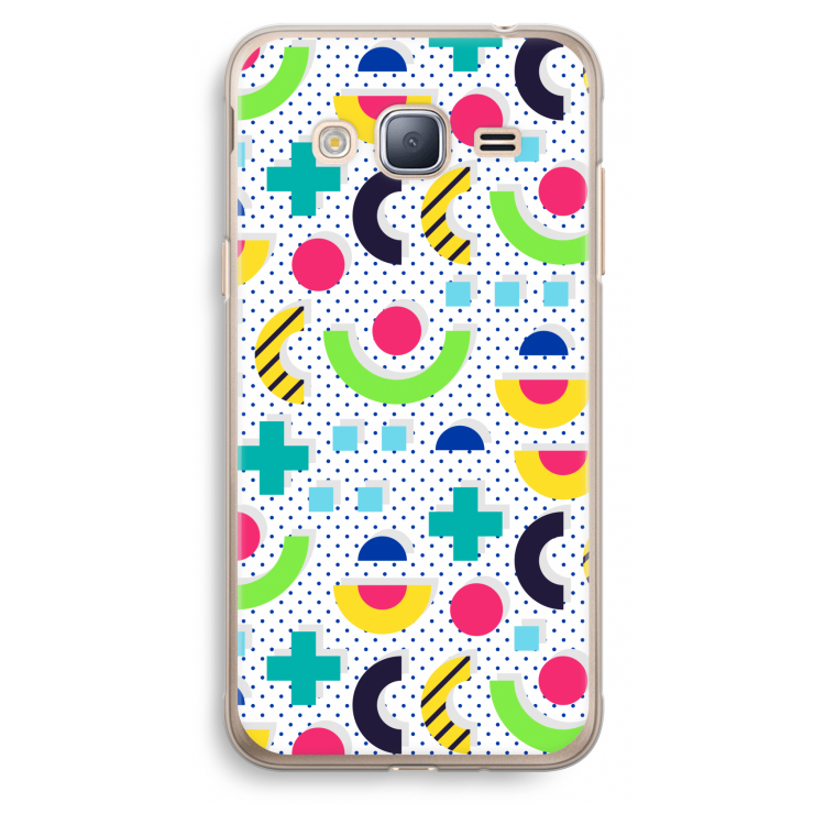 8-bit N°1: Samsung Galaxy J3 (2016) Transparant Hoesje