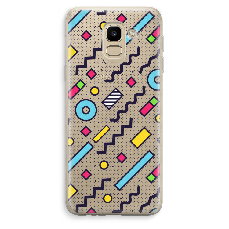 8-bit N°8: Samsung Galaxy J6 (2018) Transparant Hoesje