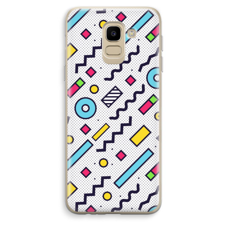 8-bit N°8: Samsung Galaxy J6 (2018) Transparant Hoesje
