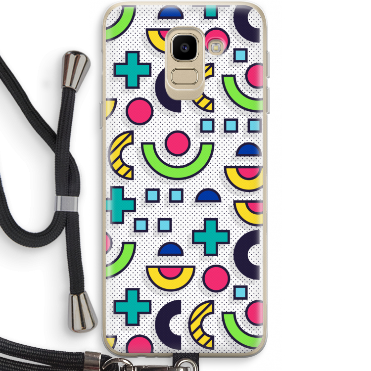 8-bit N°6: Samsung Galaxy J6 (2018) Transparant Hoesje met koord