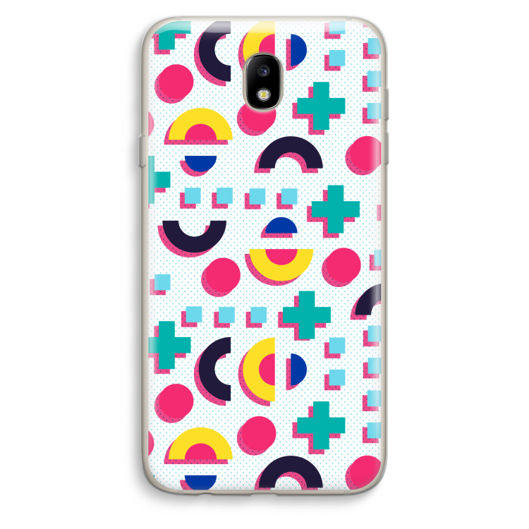 8-bit N°2: Samsung Galaxy J7 (2017) Transparant Hoesje