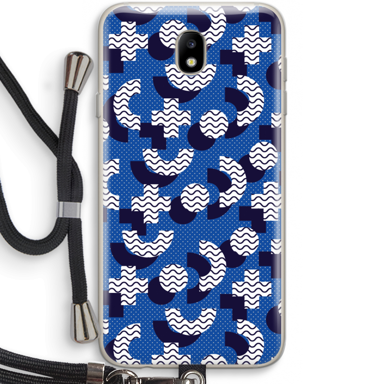 8-bit N°5: Samsung Galaxy J7 (2017) Transparant Hoesje met koord
