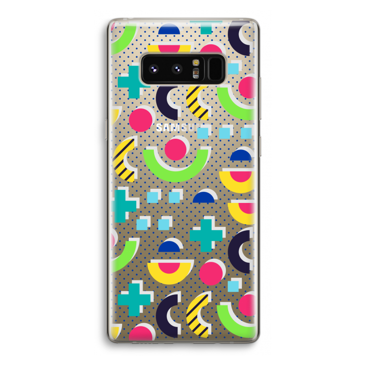 8-bit N°1: Samsung Galaxy Note 8 Transparant Hoesje