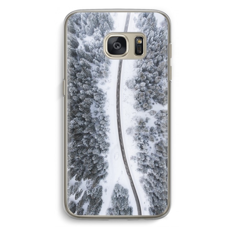 Snøfall: Samsung Galaxy S7 Transparant Hoesje