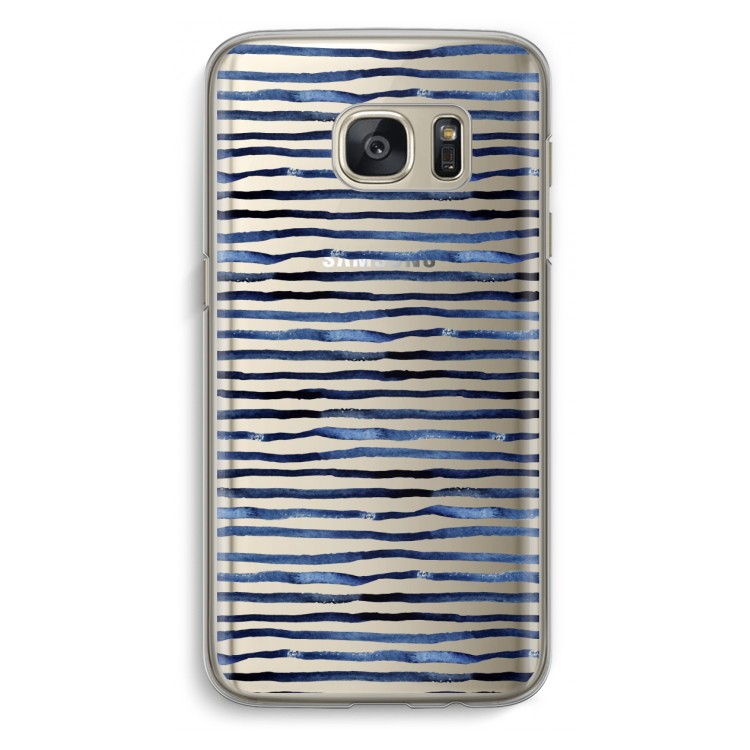 Verrassende lijnen: Samsung Galaxy S7 Transparant Hoesje