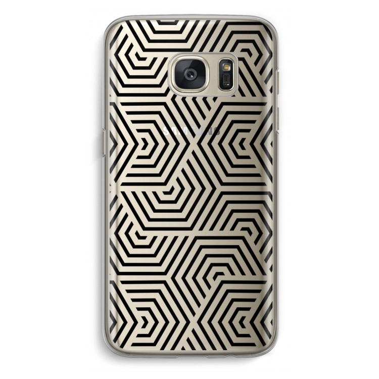 Magic pattern: Samsung Galaxy S7 Transparant Hoesje
