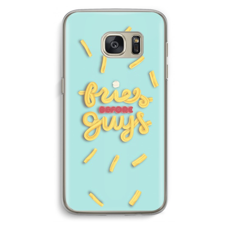Always fries: Samsung Galaxy S7 Transparant Hoesje