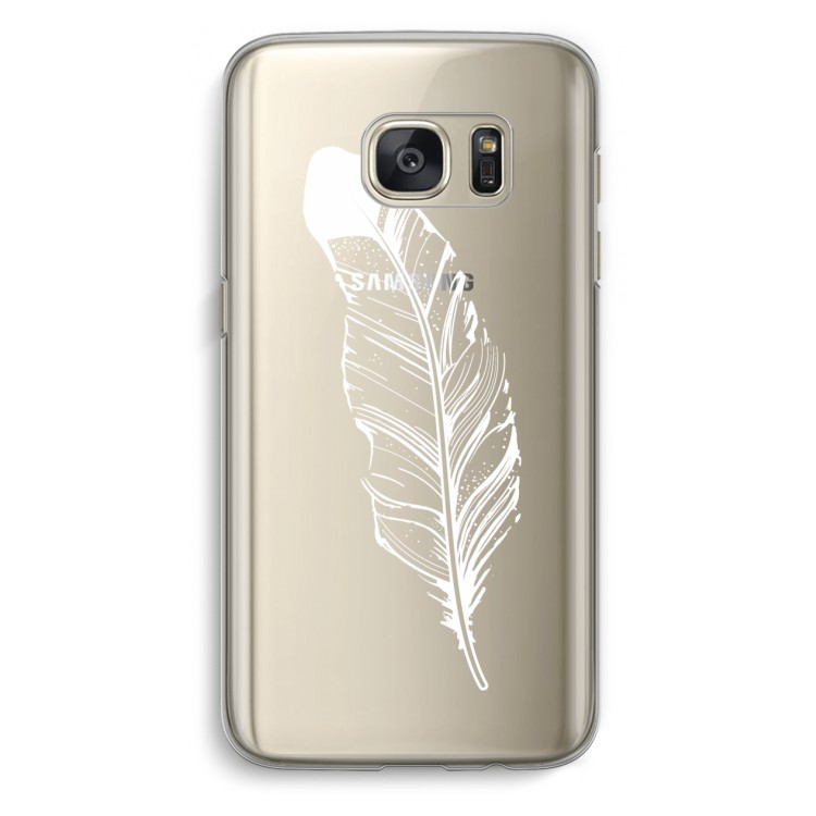 Pluim: Samsung Galaxy S7 Transparant Hoesje