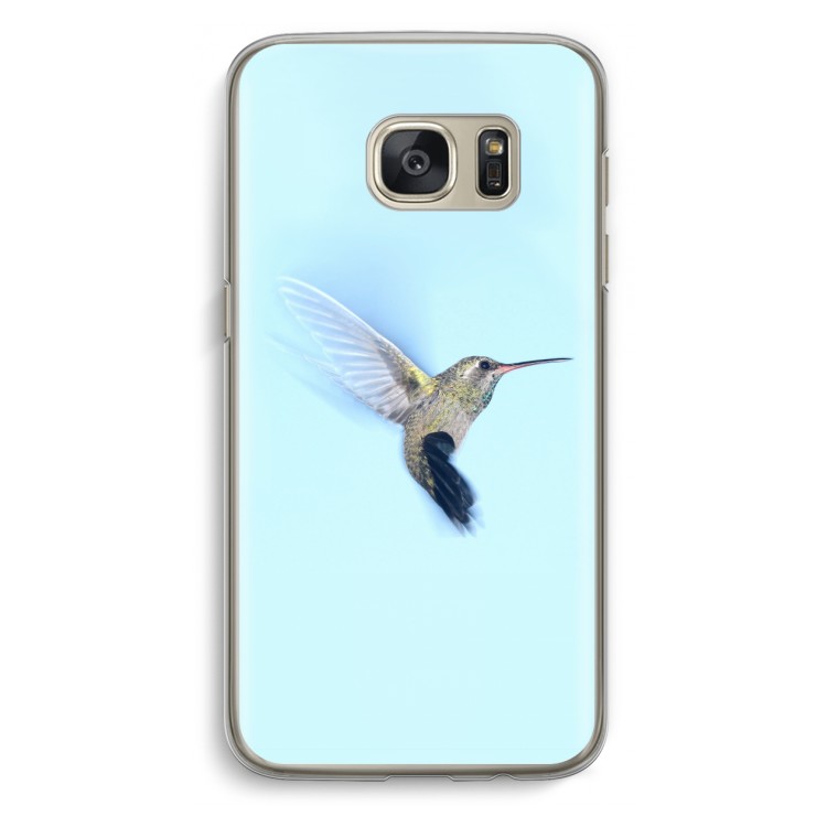 Kolibri: Samsung Galaxy S7 Transparant Hoesje