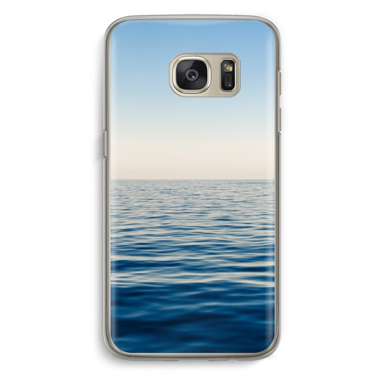 Water horizon: Samsung Galaxy S7 Transparant Hoesje