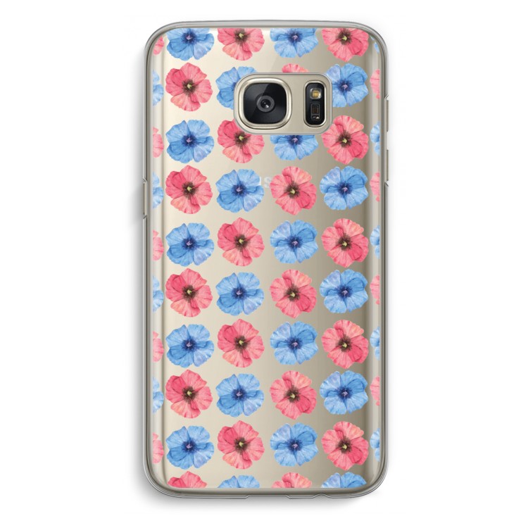 Klaproosjes: Samsung Galaxy S7 Transparant Hoesje
