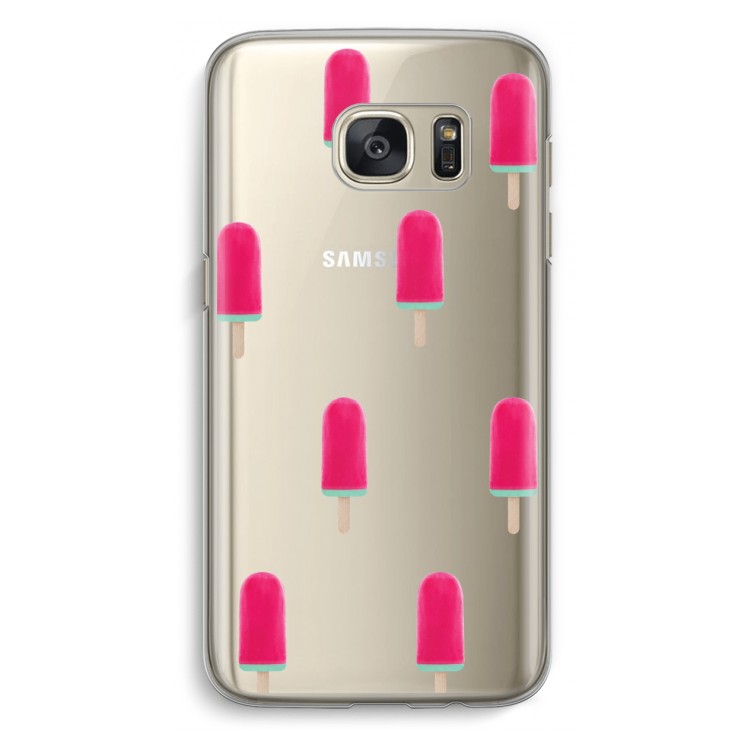 Waterijsje: Samsung Galaxy S7 Transparant Hoesje