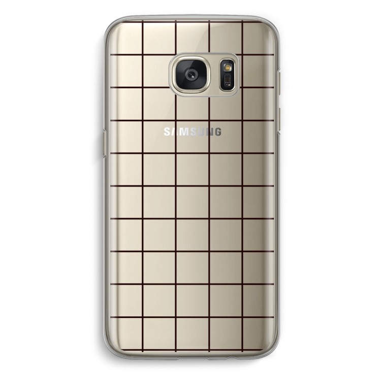Rooster: Samsung Galaxy S7 Transparant Hoesje