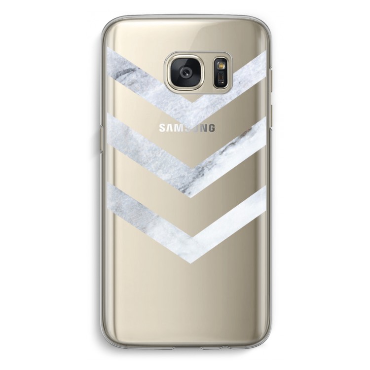 Marmeren pijlen: Samsung Galaxy S7 Transparant Hoesje
