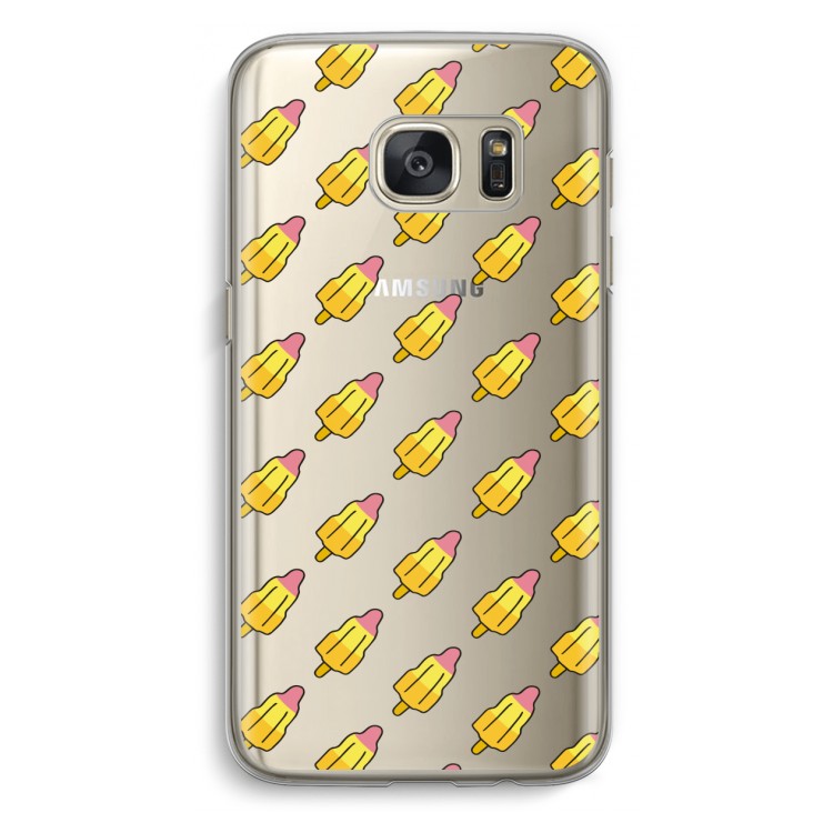 Waterijsjes: Samsung Galaxy S7 Transparant Hoesje