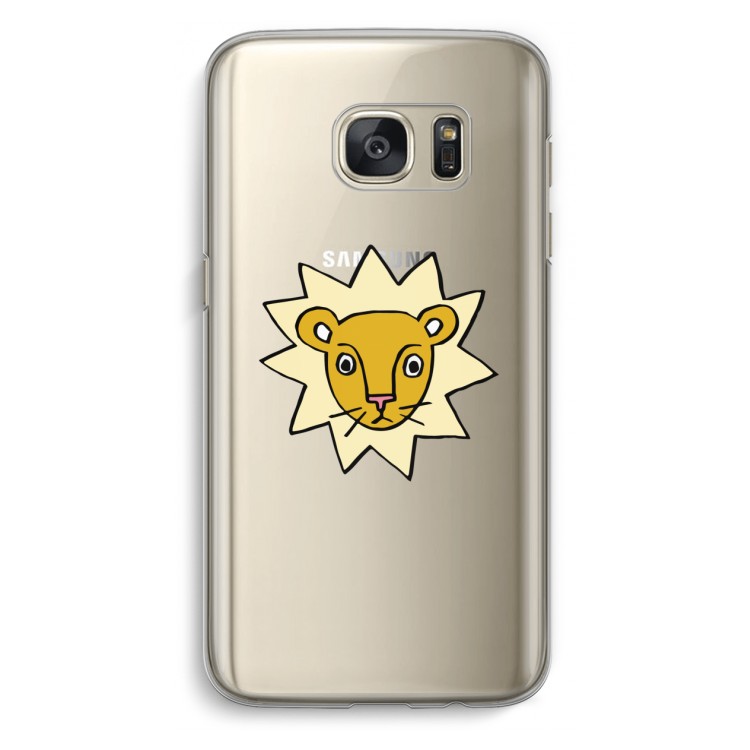 Kleine leeuw: Samsung Galaxy S7 Transparant Hoesje