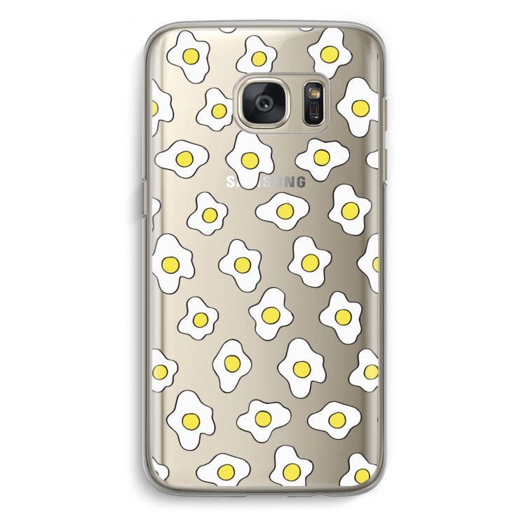 Spiegeleitjes: Samsung Galaxy S7 Transparant Hoesje