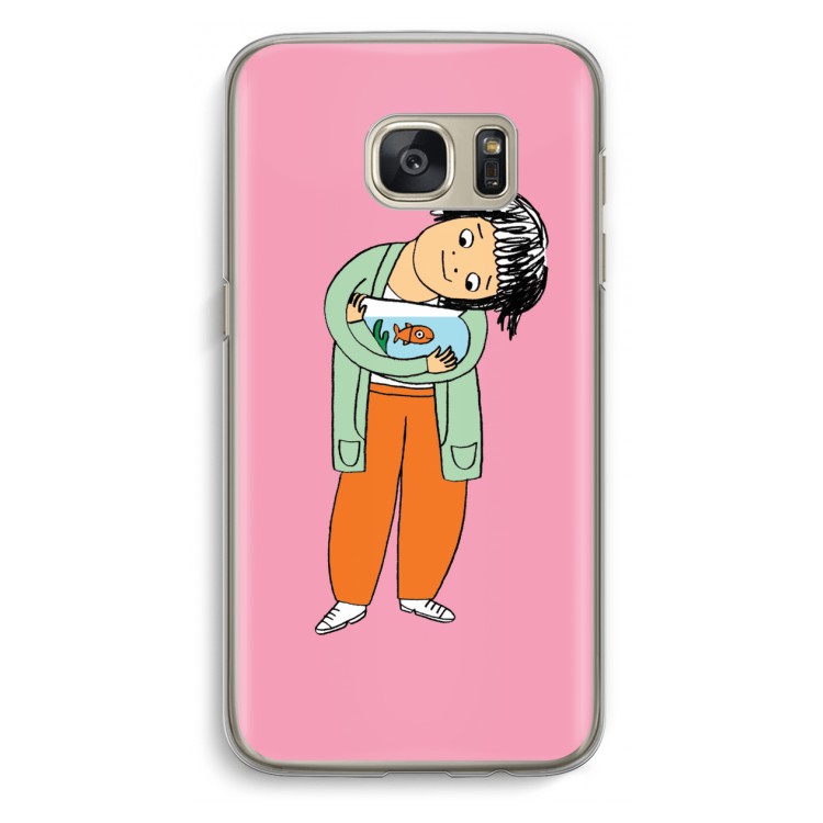 Visknuffel: Samsung Galaxy S7 Transparant Hoesje