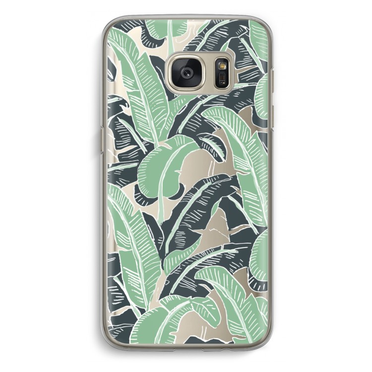 This Sh*t Is Bananas: Samsung Galaxy S7 Transparant Hoesje