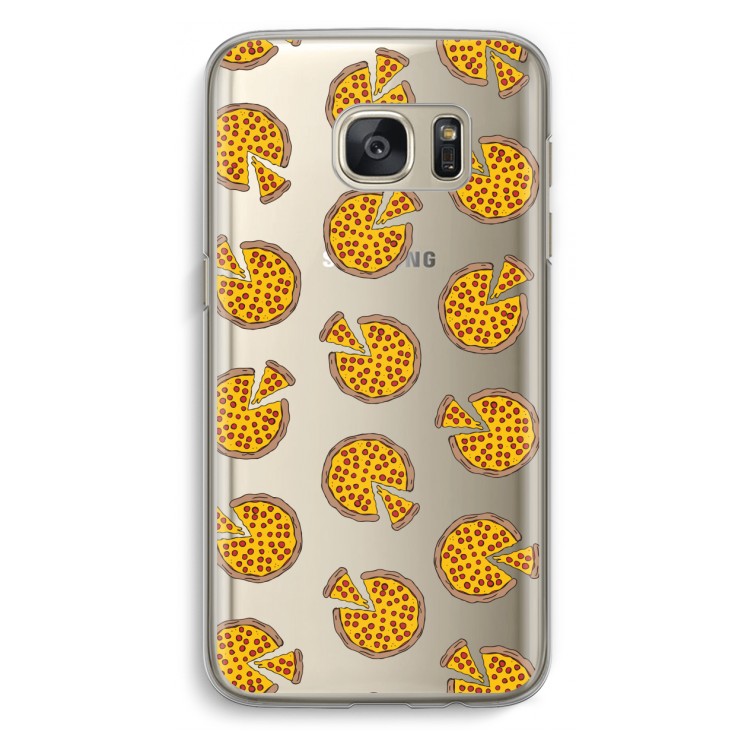 You Had Me At Pizza: Samsung Galaxy S7 Transparant Hoesje