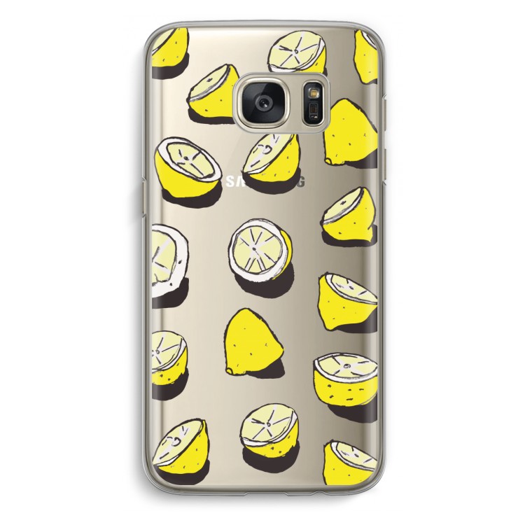 When Life Gives You Lemons...: Samsung Galaxy S7 Transparant Hoesje