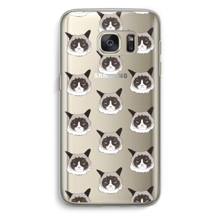 It's a Purrr Case: Samsung Galaxy S7 Transparant Hoesje