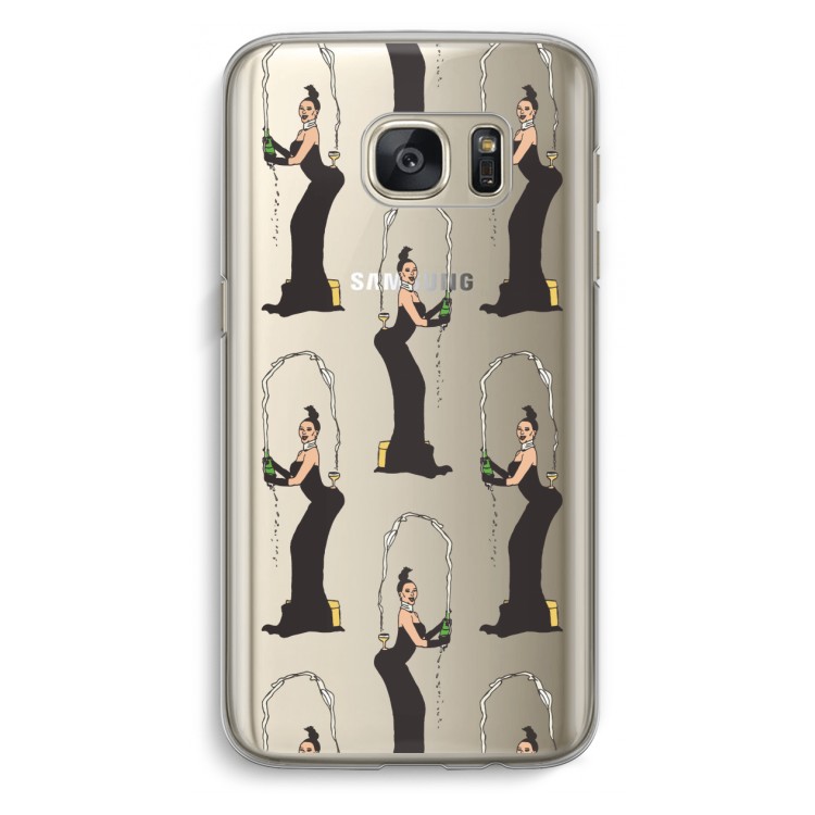Pop Some Kim: Samsung Galaxy S7 Transparant Hoesje