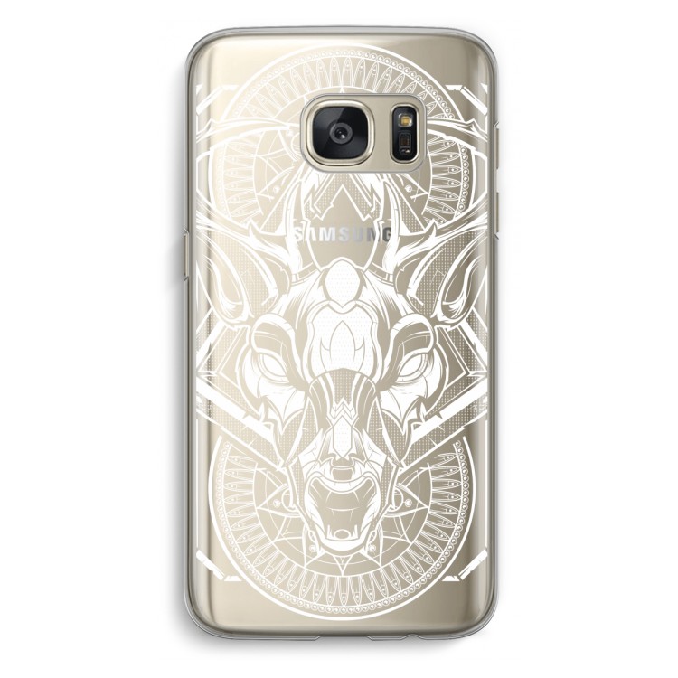 Oh Deer: Samsung Galaxy S7 Transparant Hoesje