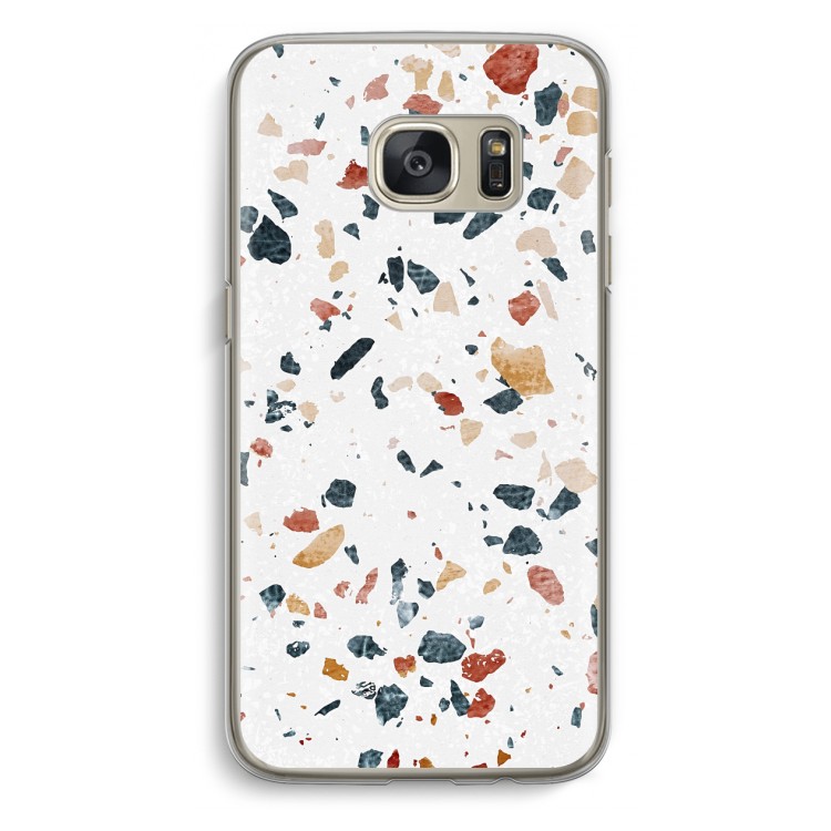 Terrazzo N°4: Samsung Galaxy S7 Transparant Hoesje