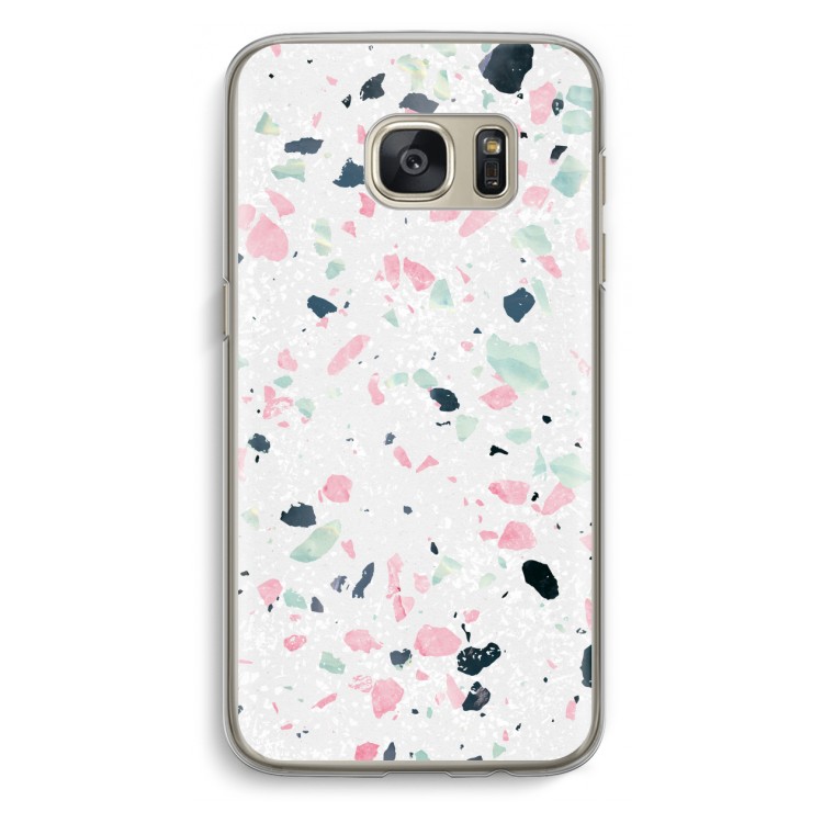 Terrazzo N°3: Samsung Galaxy S7 Transparant Hoesje