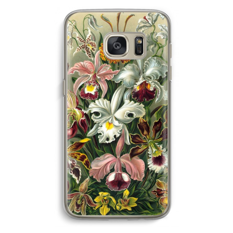 Haeckel Orchidae: Samsung Galaxy S7 Transparant Hoesje
