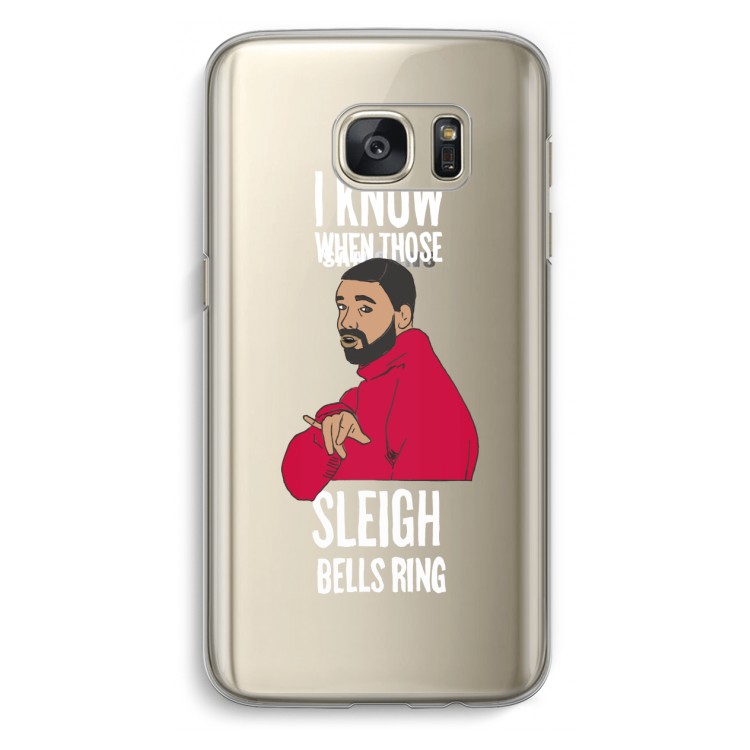 Sleigh Bells Ring: Samsung Galaxy S7 Transparant Hoesje