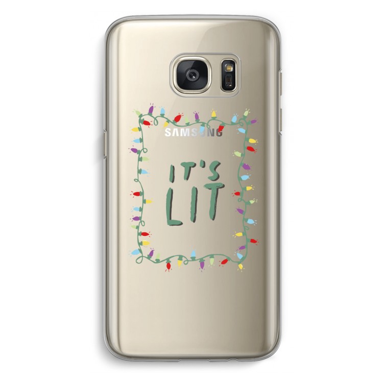 It's Lit: Samsung Galaxy S7 Transparant Hoesje