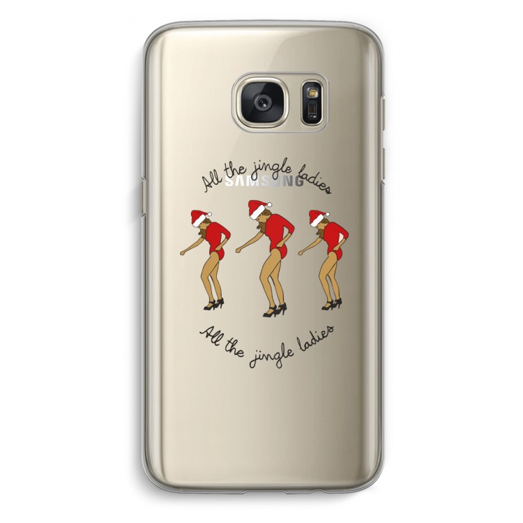 Jingle Ladies: Samsung Galaxy S7 Transparant Hoesje