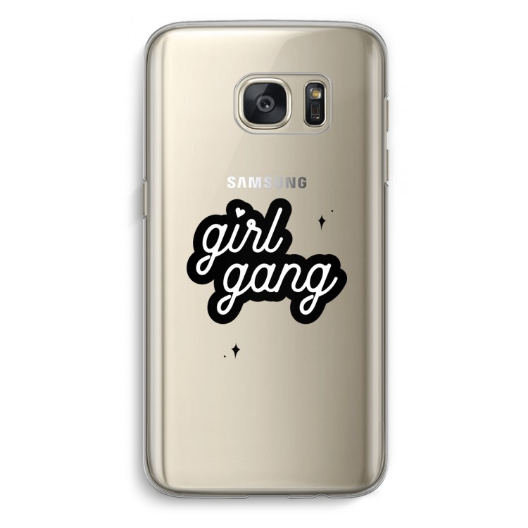Girl Gang: Samsung Galaxy S7 Transparant Hoesje