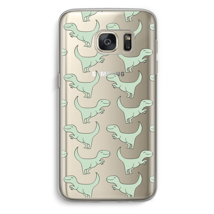 Dinos: Samsung Galaxy S7 Transparant Hoesje