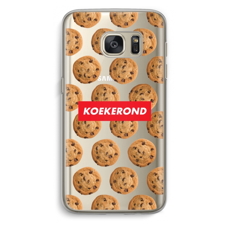 Koekerond: Samsung Galaxy S7 Transparant Hoesje