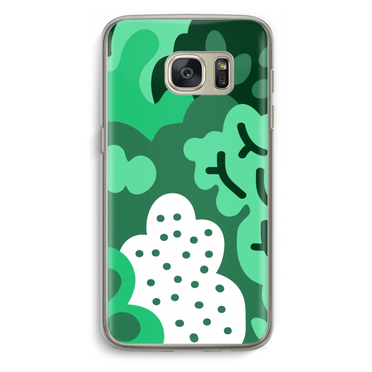 Bushes: Samsung Galaxy S7 Transparant Hoesje
