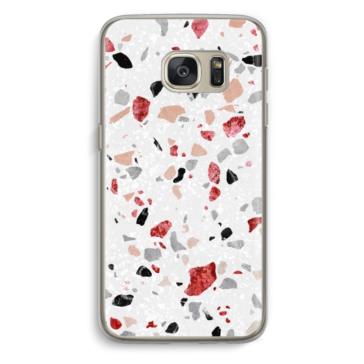 Terrazzo N°12: Samsung Galaxy S7 Transparant Hoesje