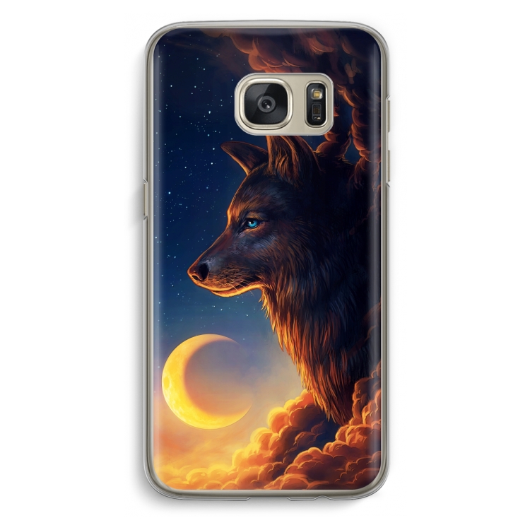 Night Guardian: Samsung Galaxy S7 Transparant Hoesje