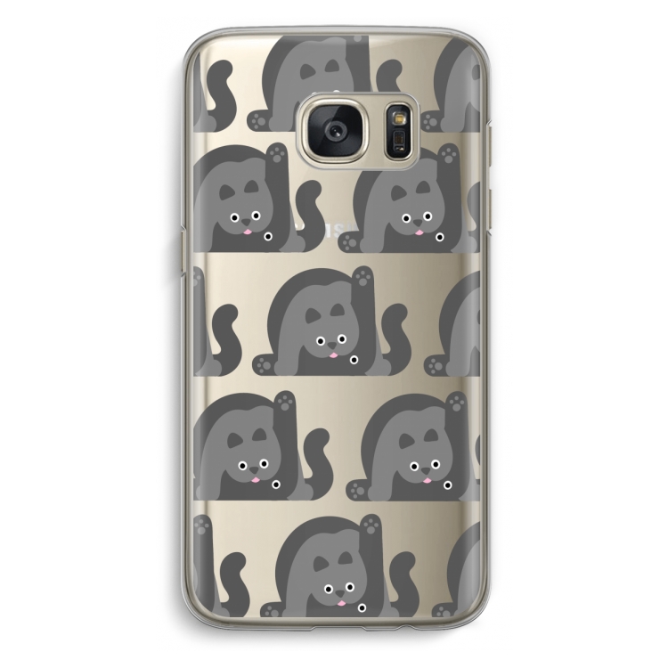 Cats: Samsung Galaxy S7 Transparant Hoesje